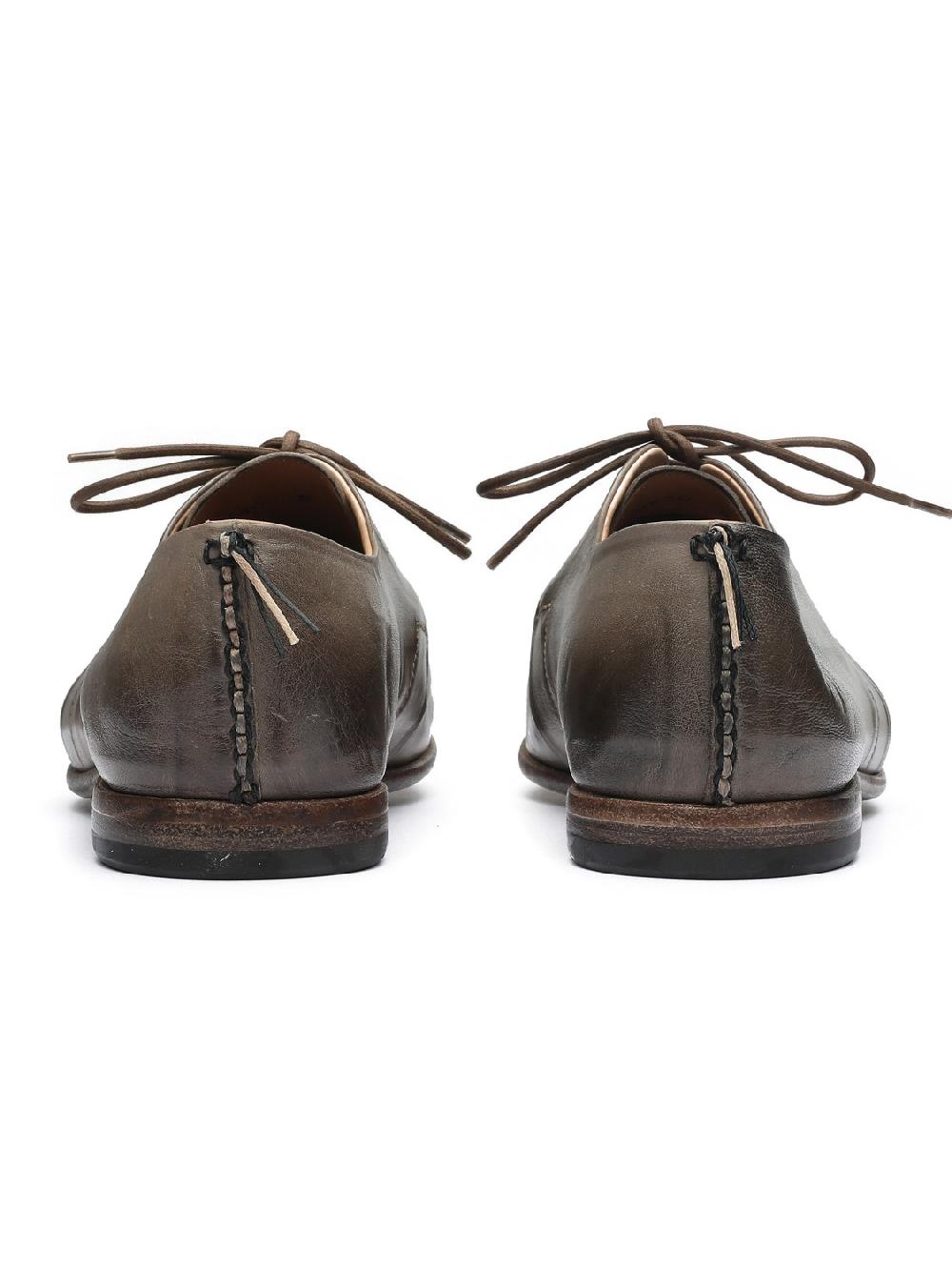 Silvano Sassetti Scarpe Derby in pelle grigia Sconto di tempo limitato