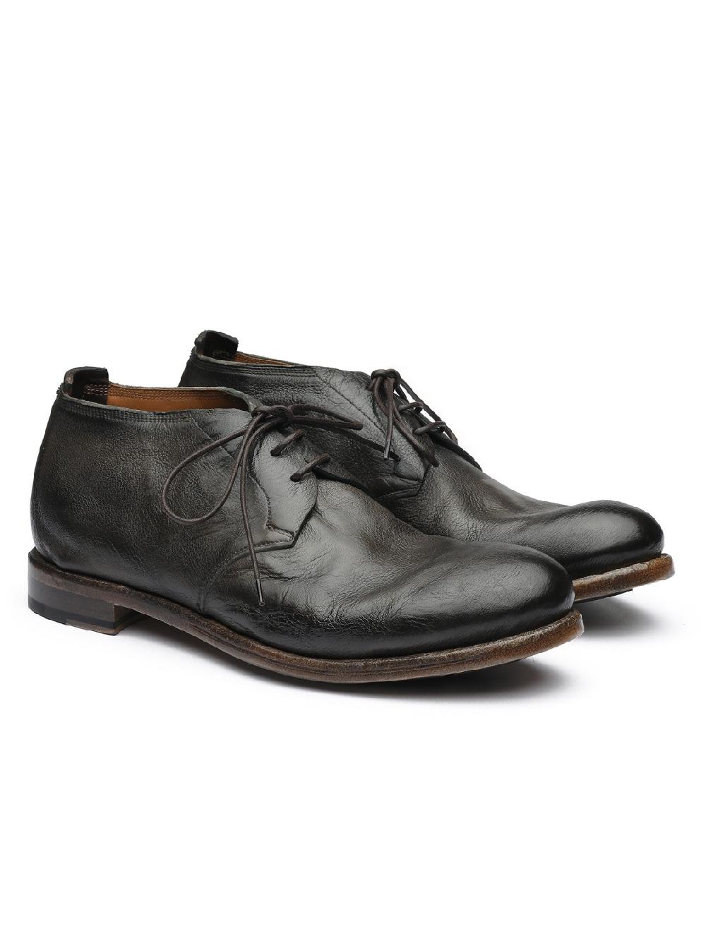 Silvano Sassetti Stivaletti in pelle marrone scuro Sconto