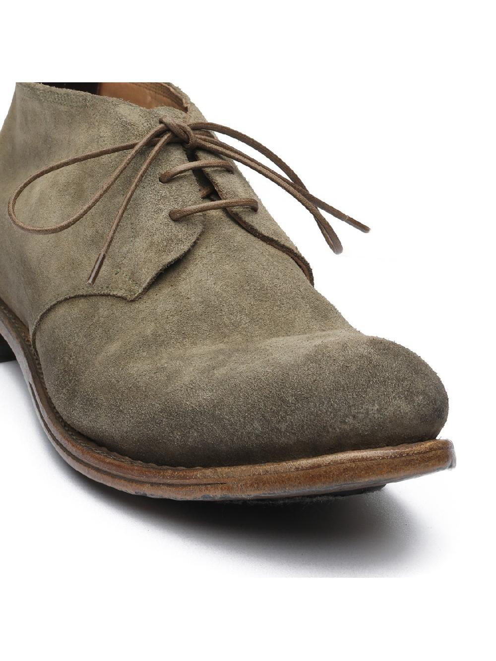 Silvano Sassetti Stivaletti in suede color kaki Grande vendita