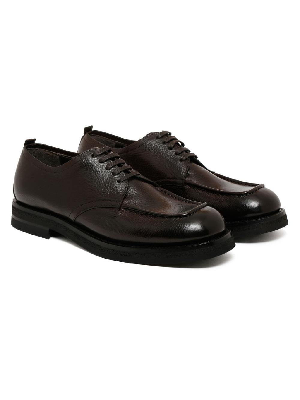 Silvano Sassetti Scarpe Derpy in pelle testa di moro Saldi