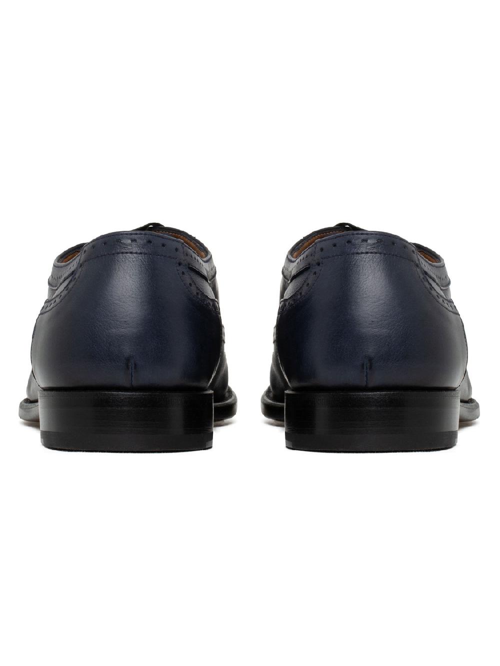 Silvano Sassetti Scarpe Derby in pelle blu Offerte