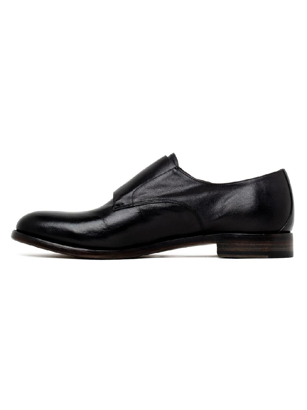 Silvano Sassetti Scarpe monk nere con doppia fibbia Hotsell