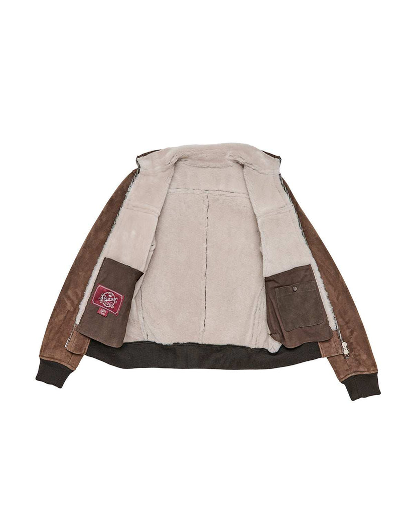 Stewart ELLIS-SLIM SHEARLING SUEDE IRONED Prezzo Ridotto