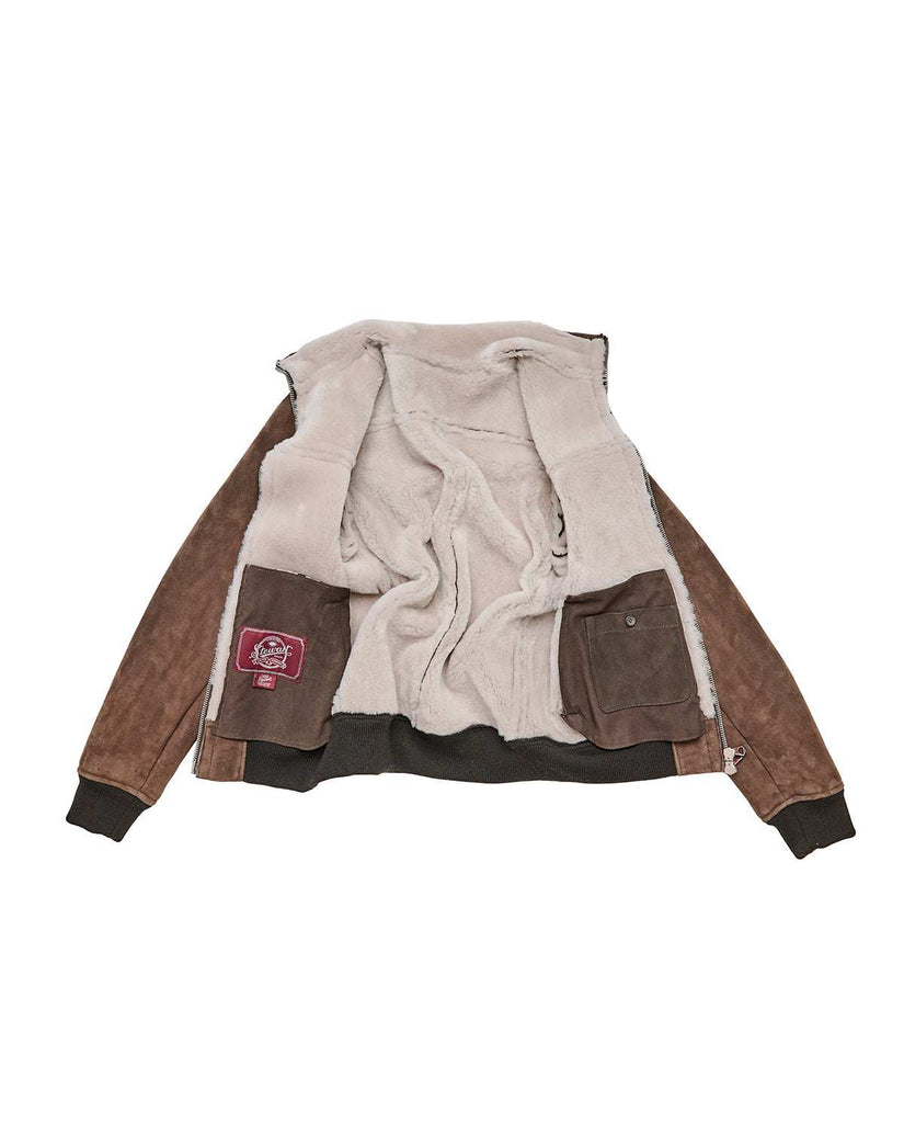 Stewart ELLIS-SLIM SHEARLING SUEDE IRONED Prezzo Ridotto