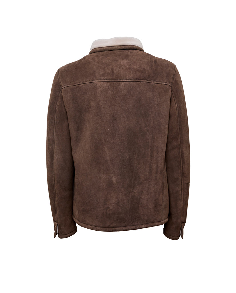 Stewart KIRA-SHEARLING SUEDE IRONED LAMB Presa