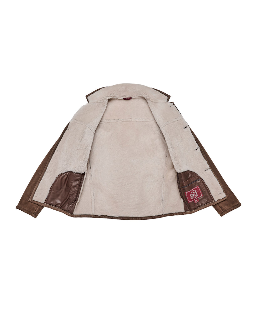 Stewart KIRA-SHEARLING MERINO SUEDE BRISA LAMB Hotsell