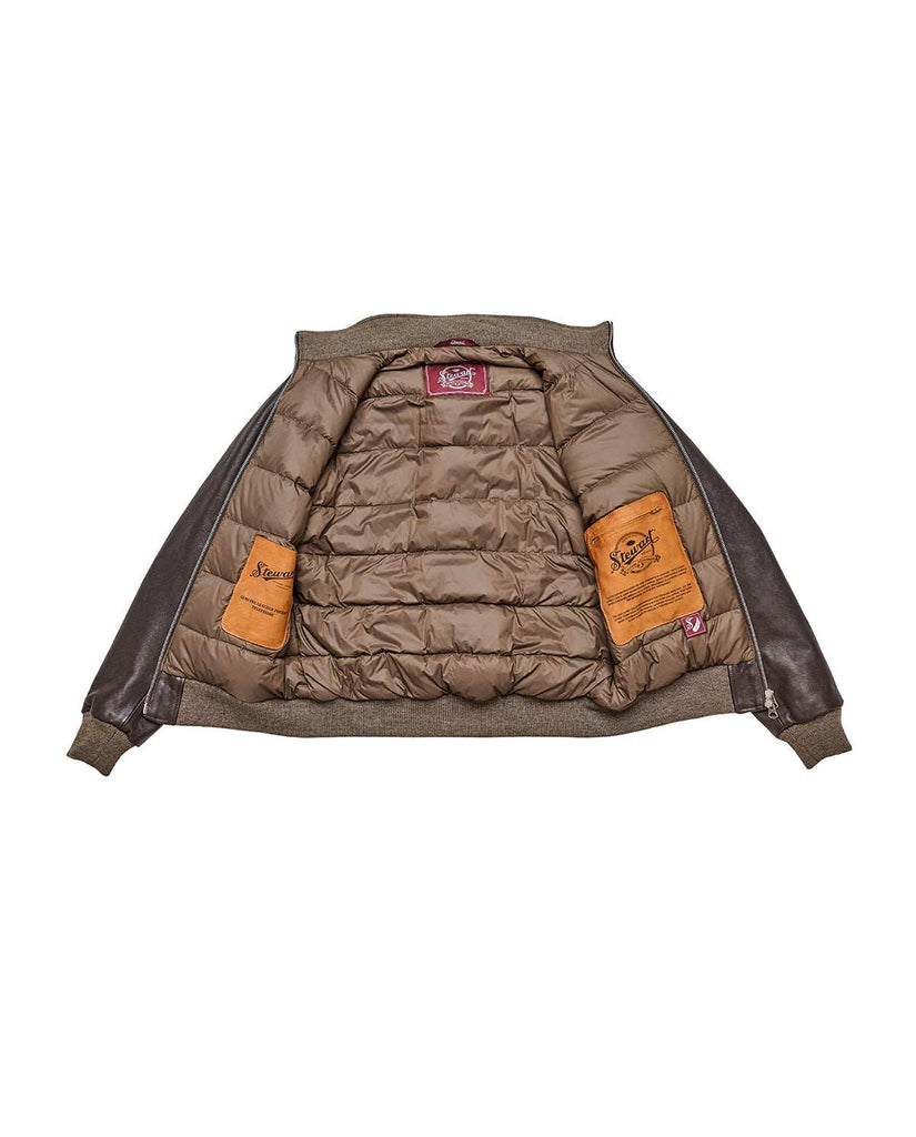 Stewart POWELL NUV-DOWN JACKET SLIM MIAMI LAMB In Linea