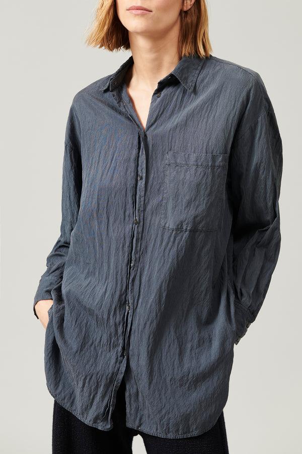 Transit Par Such Camicia over in misto seta con tascone | 1013.CFDTRYL210.15 – Transit In Linea