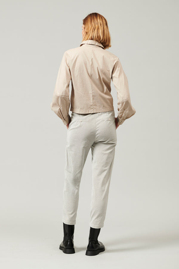 Transit Par Such Camicia in popeline di cotone stretch con manica voluminosa sagomata – Transit Qualità