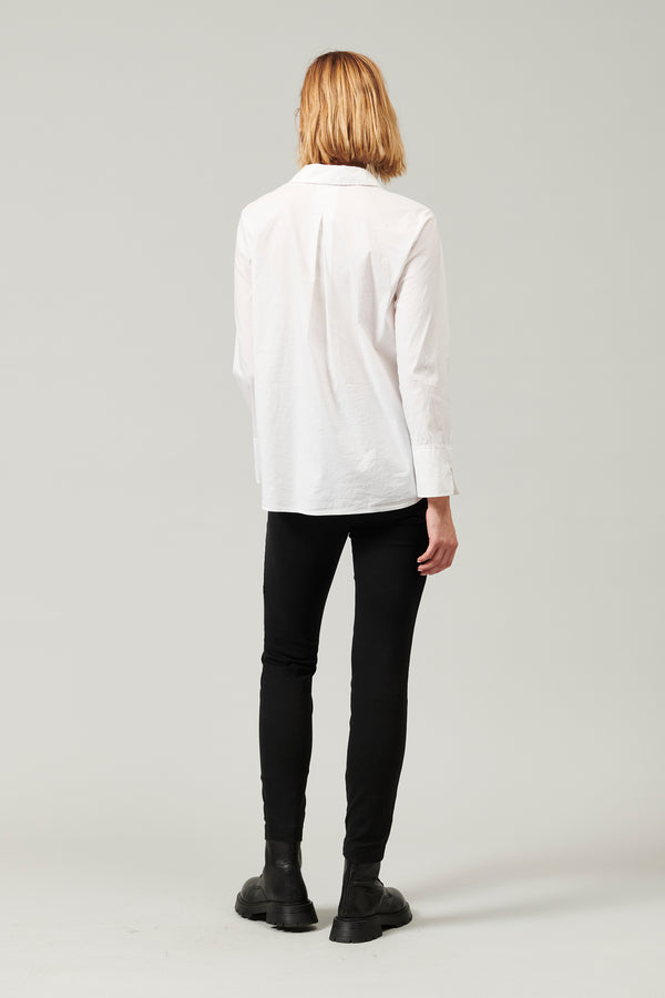 Transit Par Such Camicia lunga in popeline di cotone stretch | 1013.CFDTDY-5003.110 – Transit Spedizione Gratuita