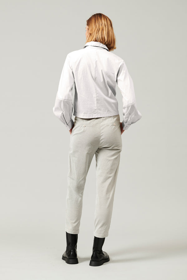 Transit Par Such Camicia in popeline di cotone stretch con manica voluminosa sagomata – Transit Pezzi Unici