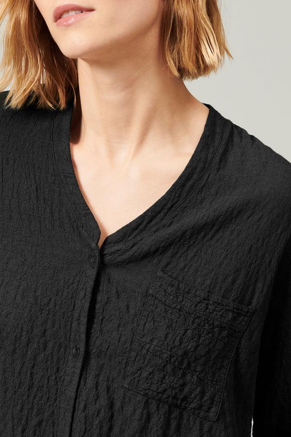 Transit Par Such Camicia stondata in goffrato di misto lana stretch | 1013.CFDTRYP250.1 – Transit Soddisfazione Garantita