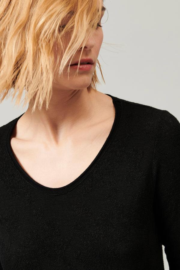 Transit Par Such Vestito in maglia con filato in misto lana e viscosa con lavorazione – Transit Fino Al -60%