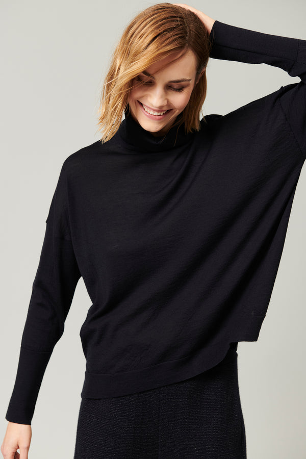Transit Par Such Maglia dolcevita ampia in lana vergine 16 gage | 1013.CFDTRY18530.05 – Transit Economico