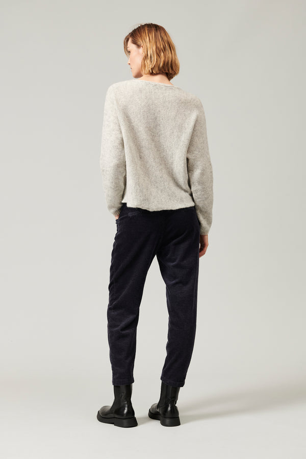 Transit Par Such Maglia oversize in alpaca misto lana. scollo a barchetta | 1013.CFDTRY – Transit Vendita