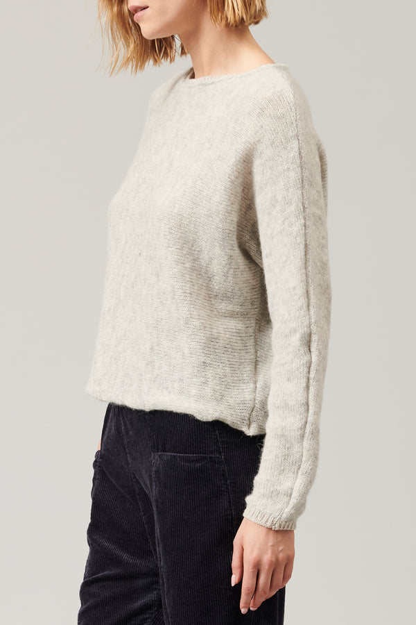 Transit Par Such Maglia oversize in alpaca misto lana. scollo a barchetta | 1013.CFDTRY – Transit Vendita