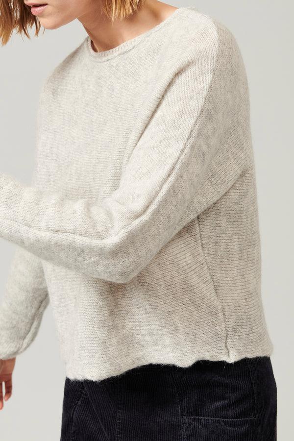 Transit Par Such Maglia oversize in alpaca misto lana. scollo a barchetta | 1013.CFDTRY – Transit Vendita