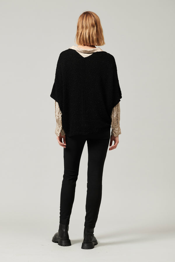 Transit Par Such Cardigan oversize con scollo a v e maniche a kimono con possibilità d – Transit Promozione