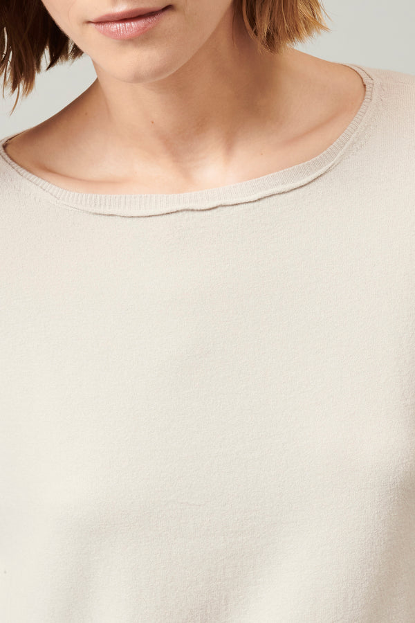 Transit Par Such Maglia oversize in viscosa e lana. linea a scatola collo a barchetta – Transit Pezzi Unici