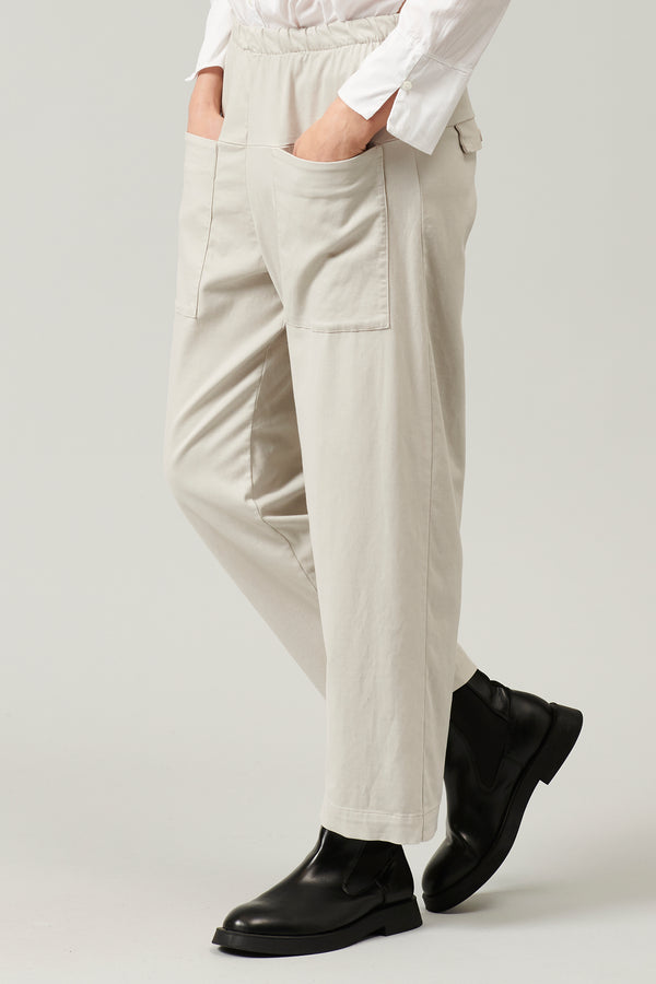 Transit Par Such Pantalone comfort fit con tasche davanti in viscosa e cotone stretch. – Transit Presa