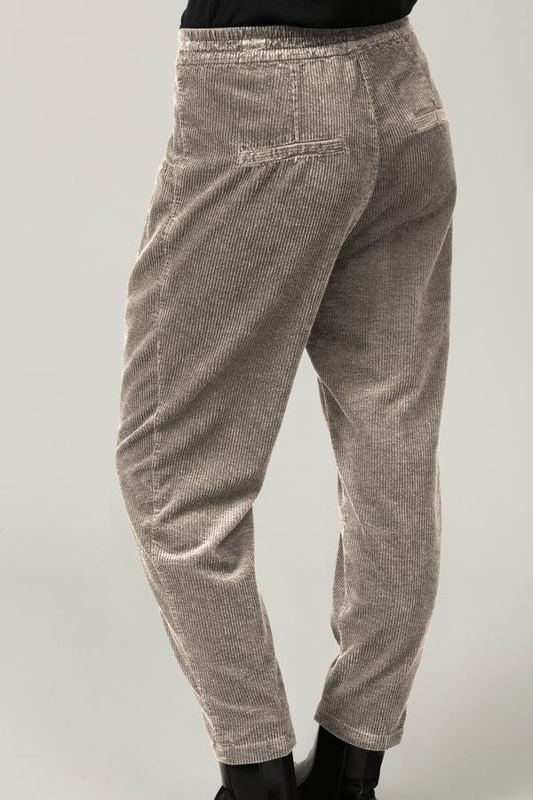 Transit Par Such Pantalone comfort fit con elastico in vita in velluto a coste di visco – Transit Offerta