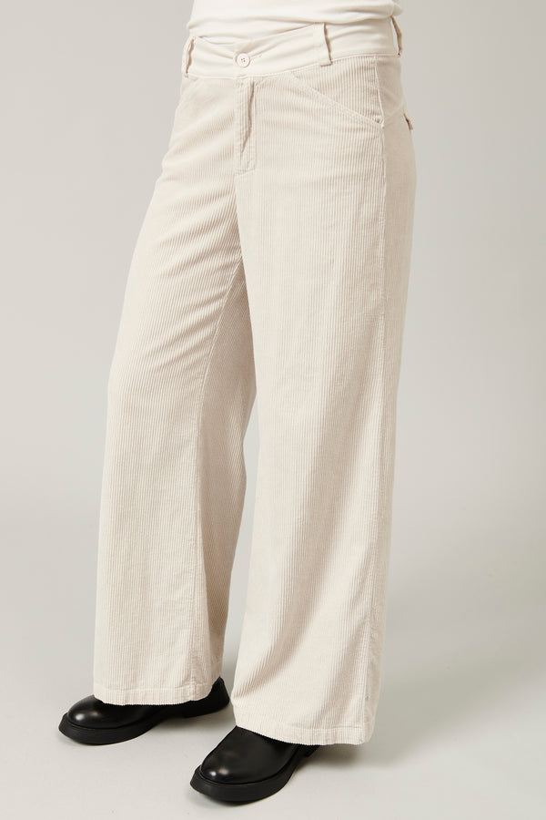Transit Par Such Pantalone a palazzo in velluto a coste di viscosa e cotone stretch | 1 – Transit Outlet
