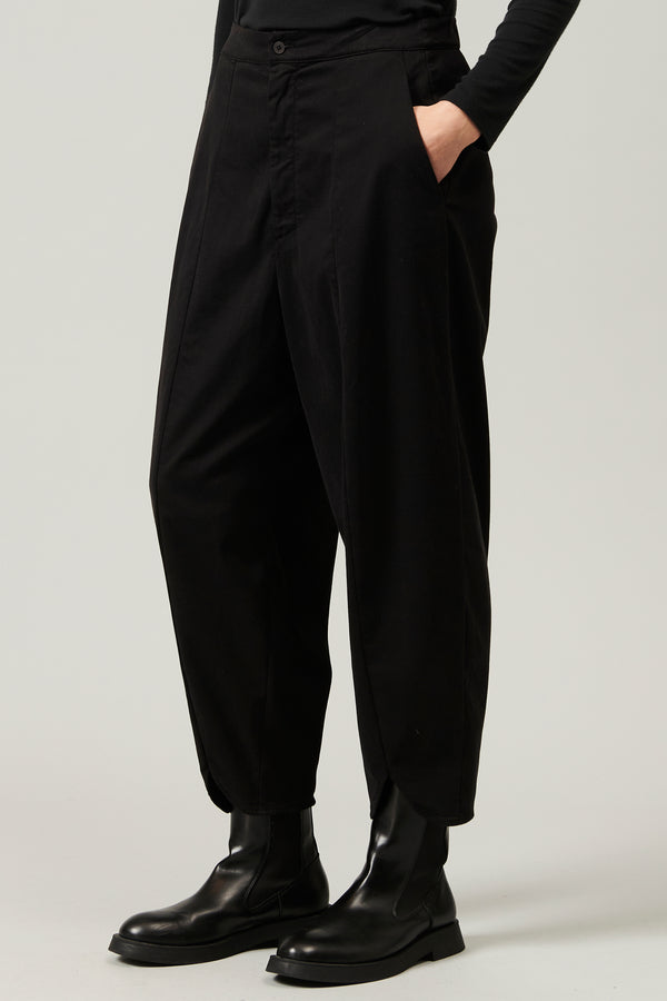 Transit Par Such Pantalone ampio linea bombé con elastico sul dietro in tencel modal e – Transit Italy
