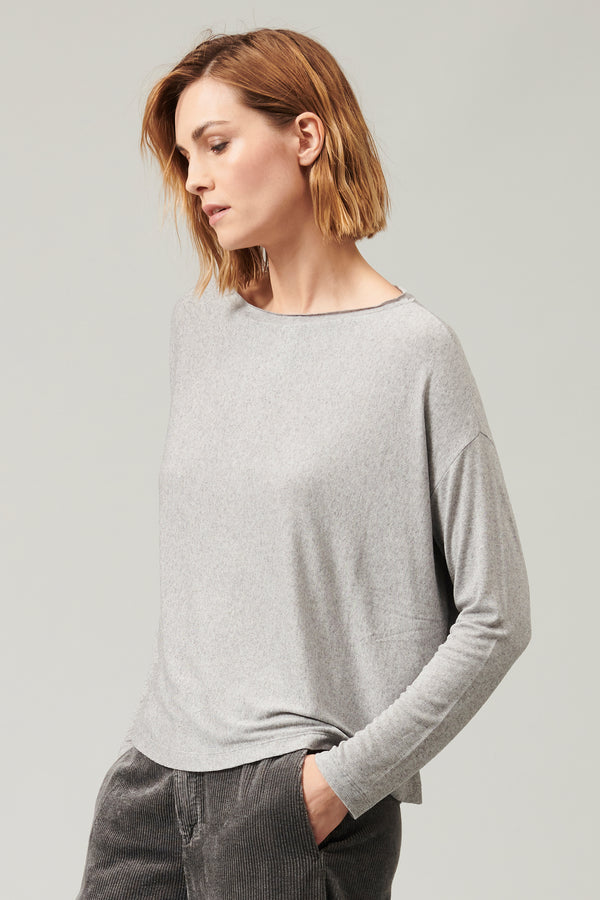 Transit Par Such T-shirt vestibilità over in costina di jersey misto modal. indossabile – Transit Pezzi Unici