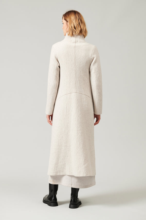 Transit Par Such Cappotto lungo slim fit in maglia di lana cotta | 1013.CFDTRYX332.01 – Transit Shopping Online