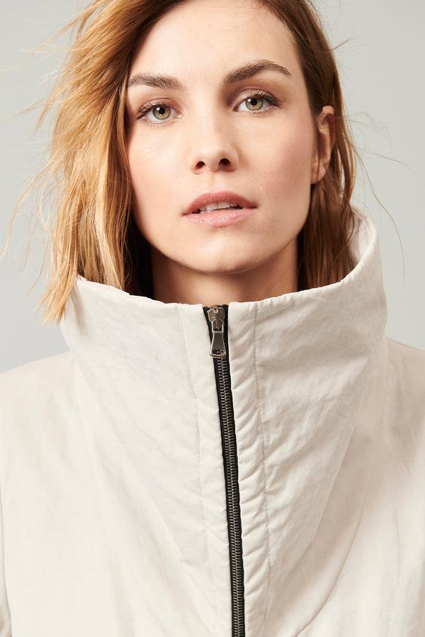 Transit Par Such Giaccone outwear zippato di cotone e nylon water repellent foderato co – Transit Affare Del Giorno