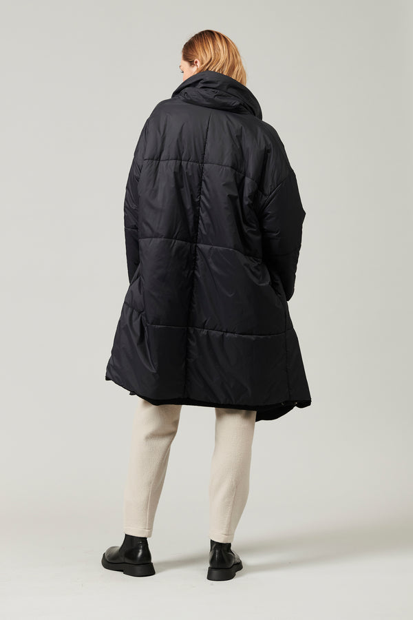 Transit Par Such Giaccone imbottito double face con vestibilità oversize in panno di la – Transit Sconto
