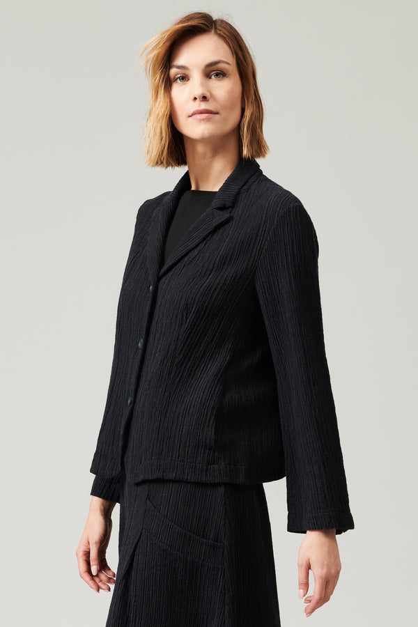 Transit Par Such Giacca regular fit in misto lana gessato goffrato | 1013.CFDTRYA103.05 – Transit Offerte