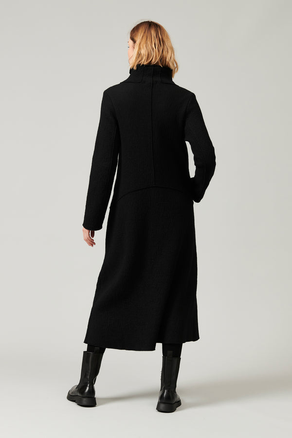 Transit Par Such Cappotto lungo slim fit in maglia di lana cotta | 1013.CFDTRYX332.10 – Transit Vendita