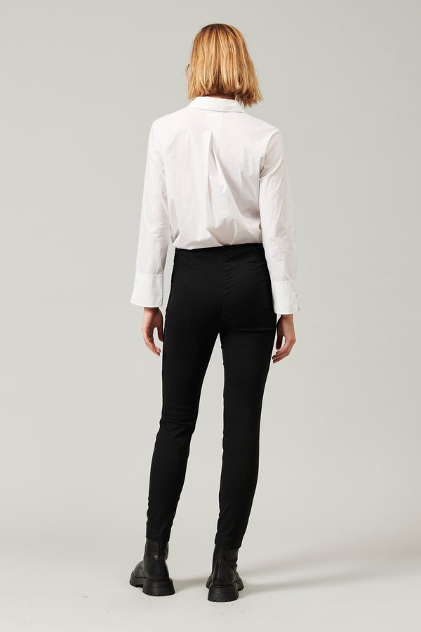 Transit Par Such Pantaloni aderenti in cotone-tencel stretch | 1013.CFDTDY-5700.901 – Transit Comprane uno, ottenene uno gratis