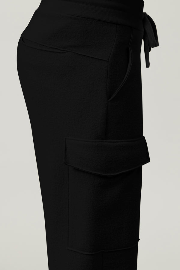 Transit Par Such Pantaloni cargo in panno di lana con cintura a coste di lana elastici – Transit Fino Al -60%