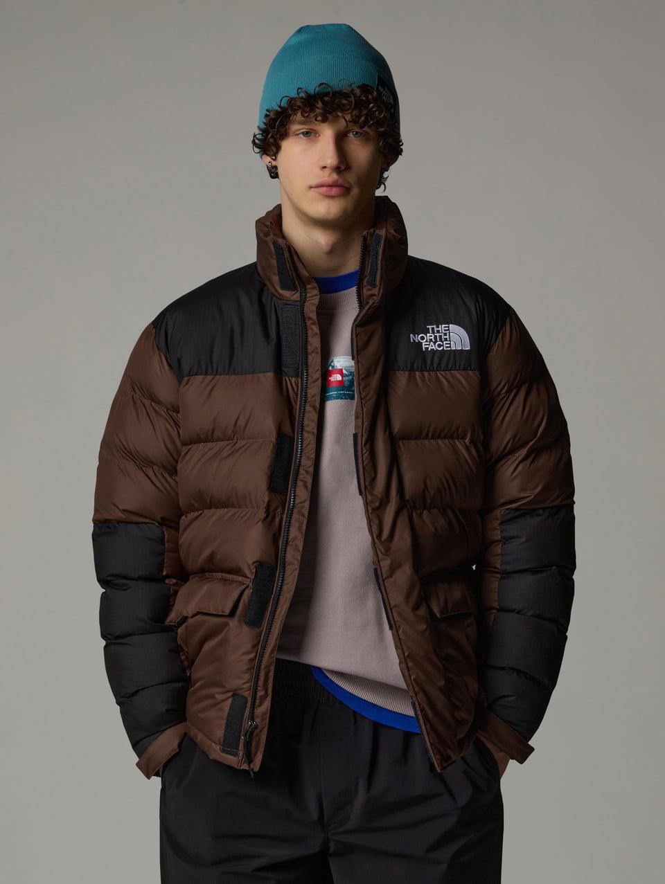 THE NORTH FACE Giaccone Color Block Imbottito Limbara Marrone Qualità