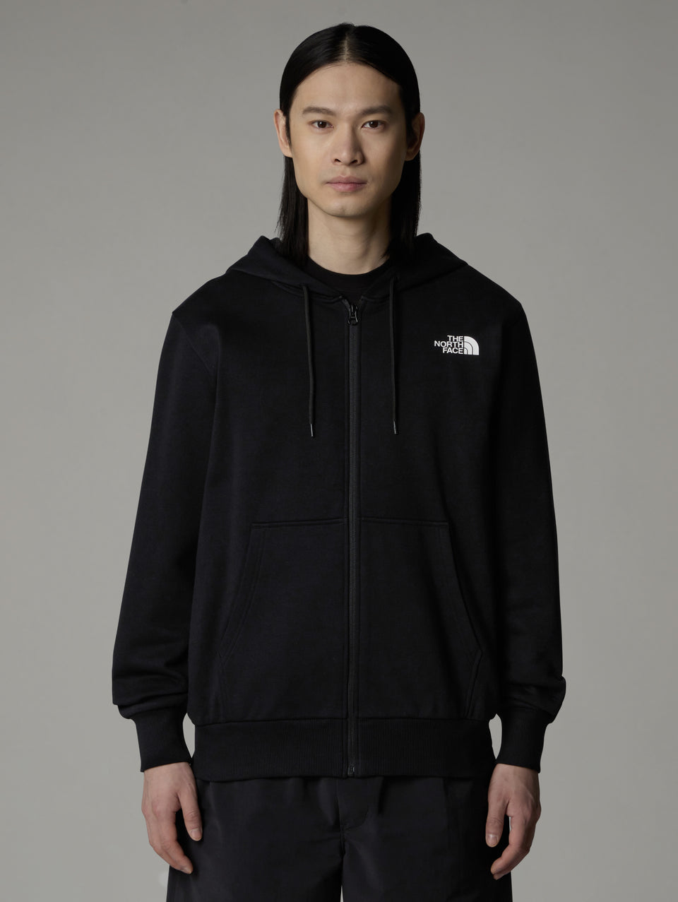THE NORTH FACE Felpa con Cappuccio e Cerniera Nero