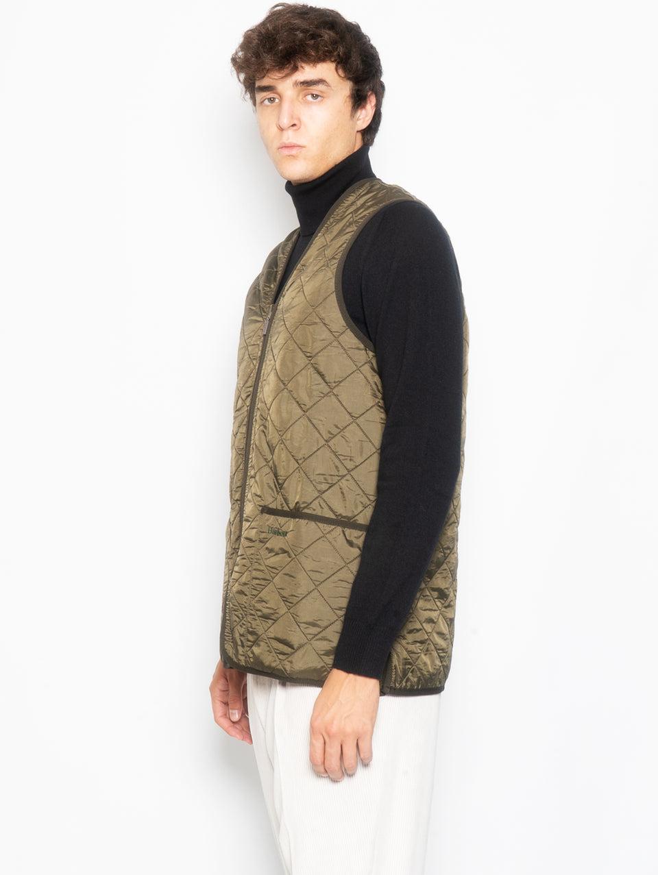 BARBOUR Gilet trapuntato Polarquilt Verde Sottocosto