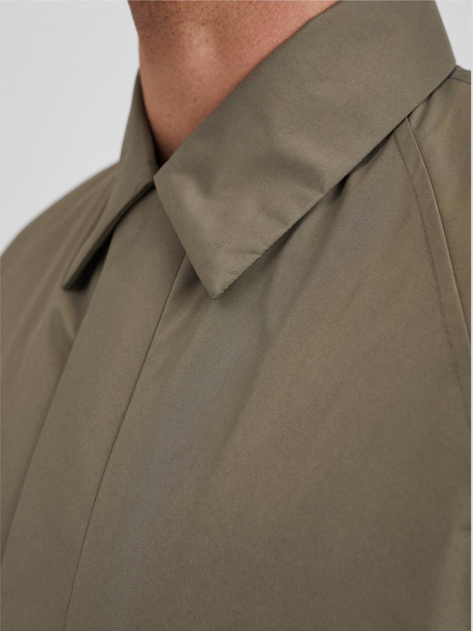 NORSE PROJECTS Cappotto Impermeabile in Membrana Verde Novità