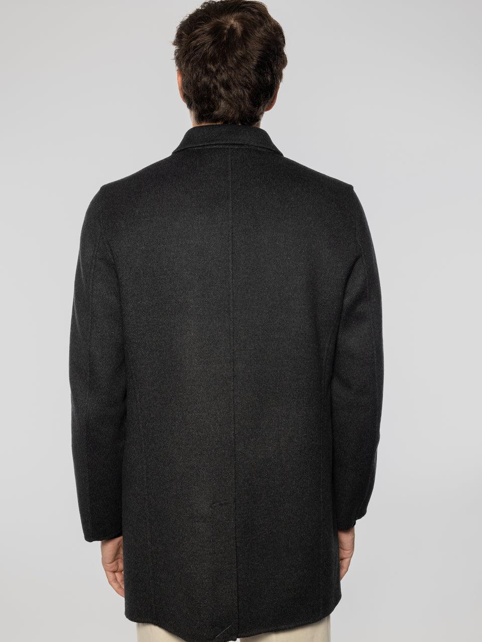 PALTò Cappotto Monopetto in Double Alfredo Grigio Economico