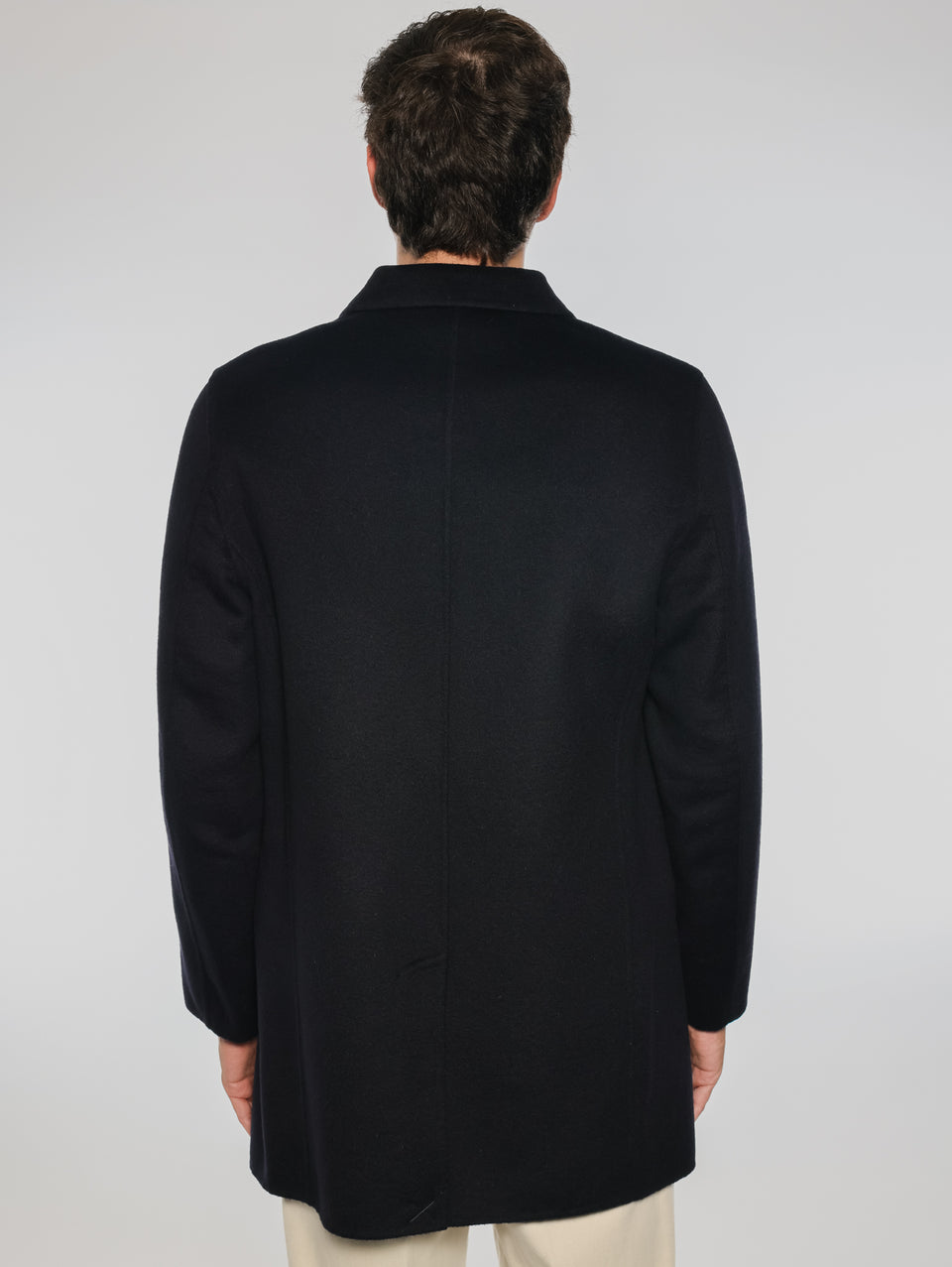 PALTò Cappotto Monopetto in Double Alfredo Blu Online