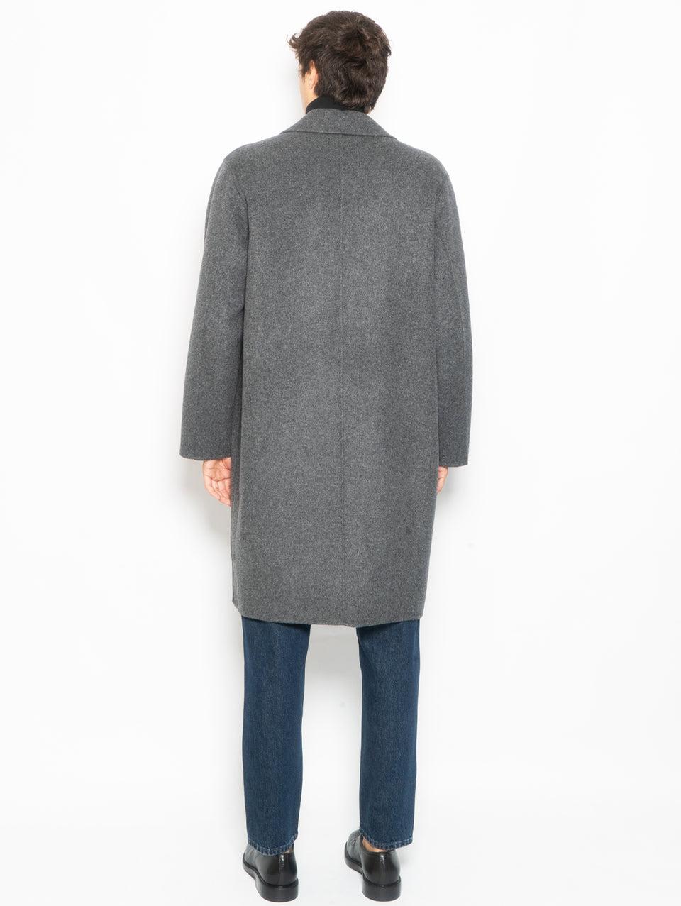 AMARANTO Cappotto Over Fit Monopetto Sfoderato Piombo Hotsell