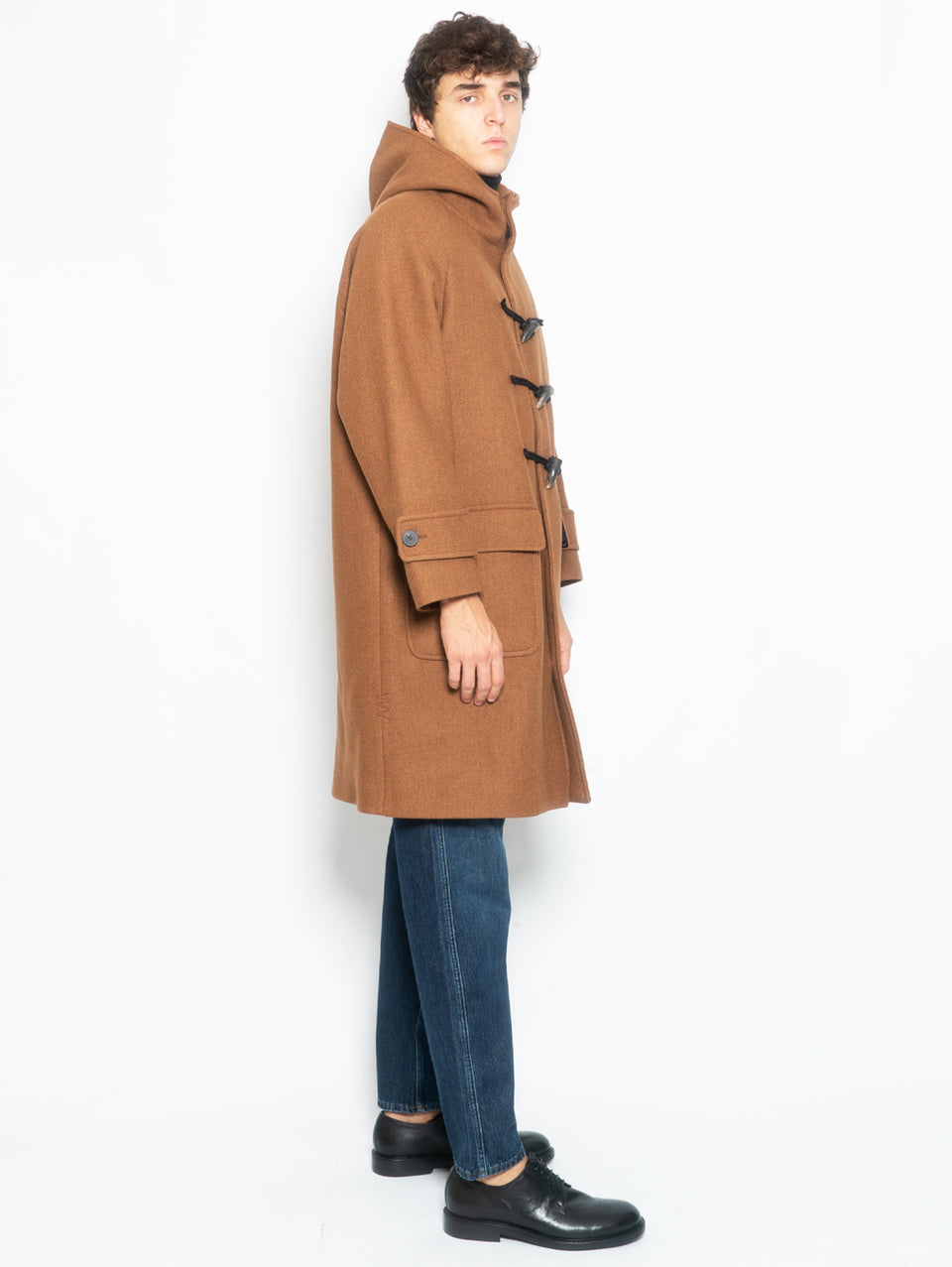 AMARANTO Cappotto Montgomery in Twill Biscotto Saldi Di Fabbrica