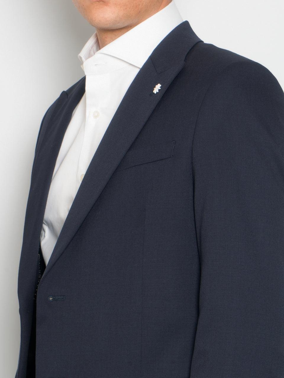 MANUEL RITZ Completo in Misto Lana Drop Otto Blu Vendita