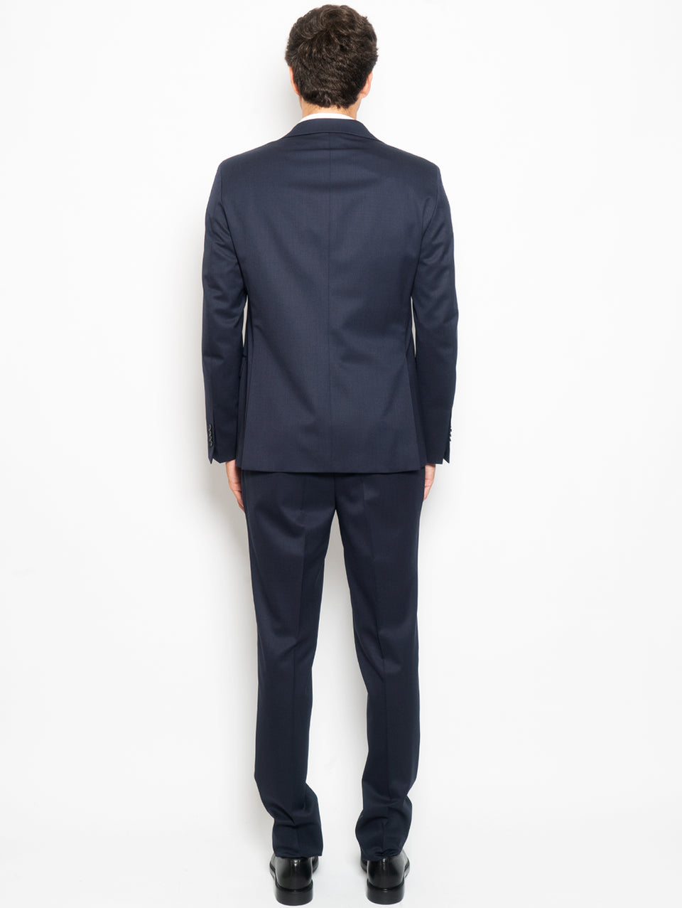 PAOLONI Completo in Lana Stretch Slim Blu Soddisfazione Garantita