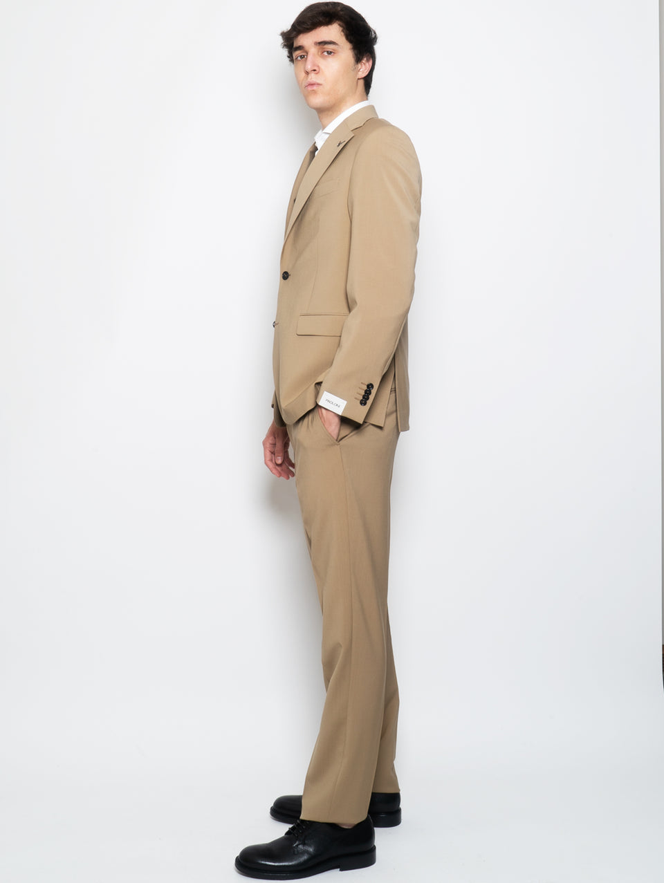 PAOLONI Completo in Fresco Lana Archivio Beige Negozi Online