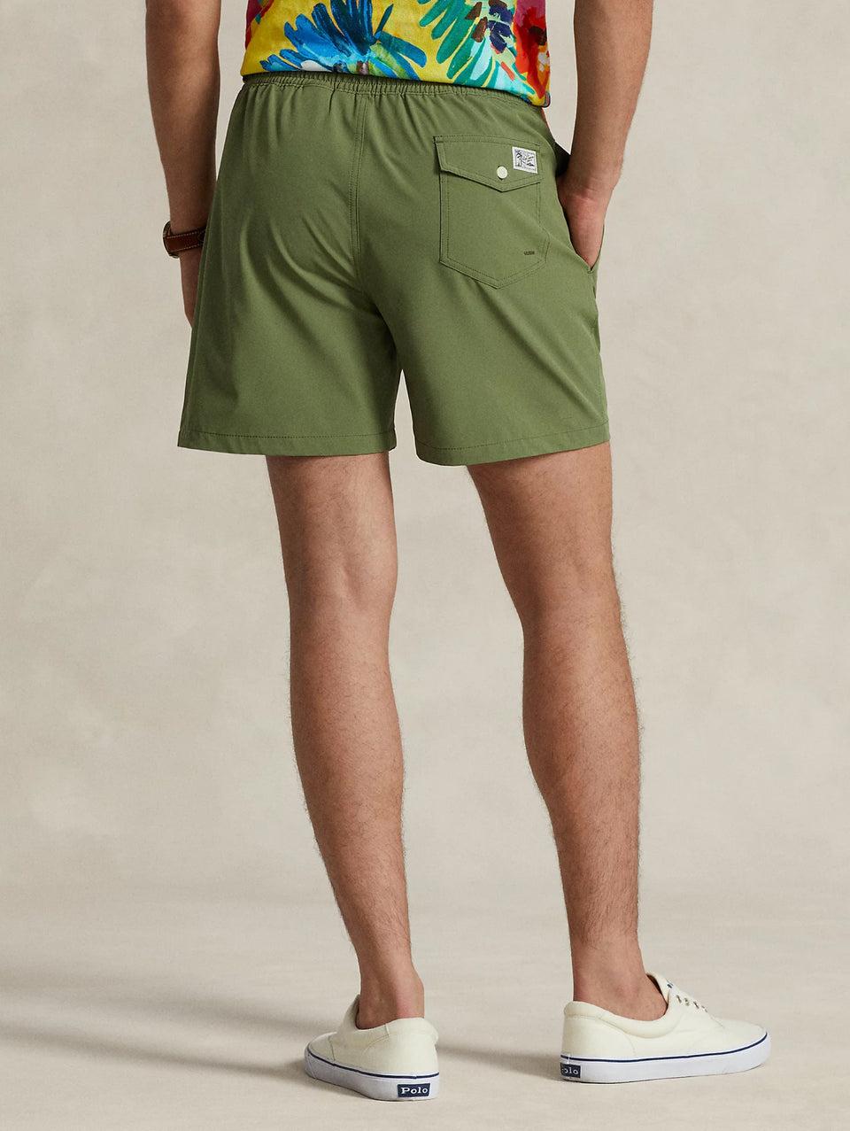 RALPH LAUREN Boxer da Mare Stretch Verde Promozione Limitata