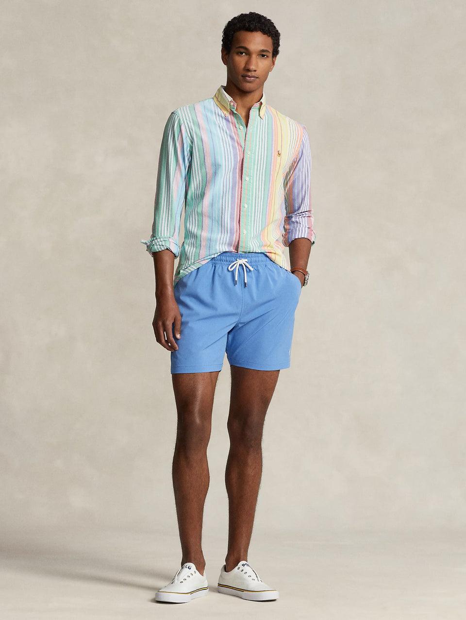 RALPH LAUREN Boxer da Mare Stretch Blu Vendite Flash