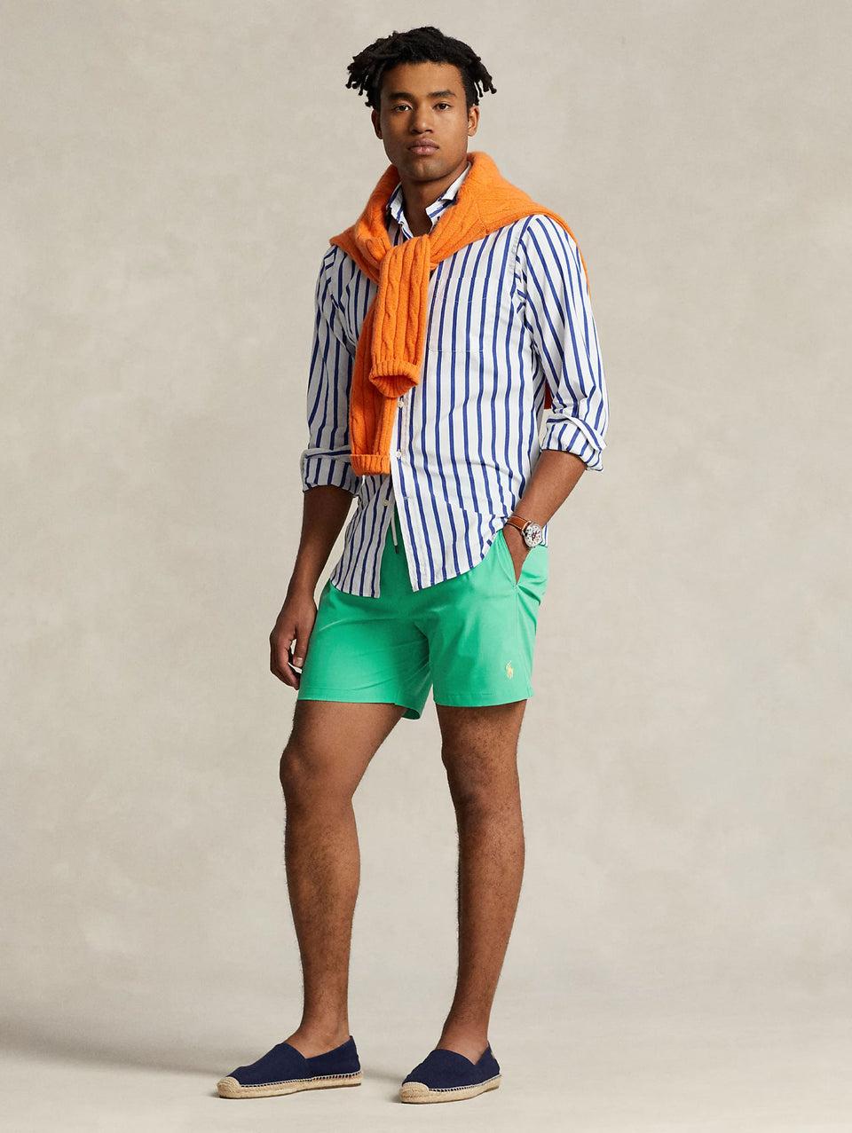 RALPH LAUREN Boxer da Mare Stretch Verde Menta Negozio