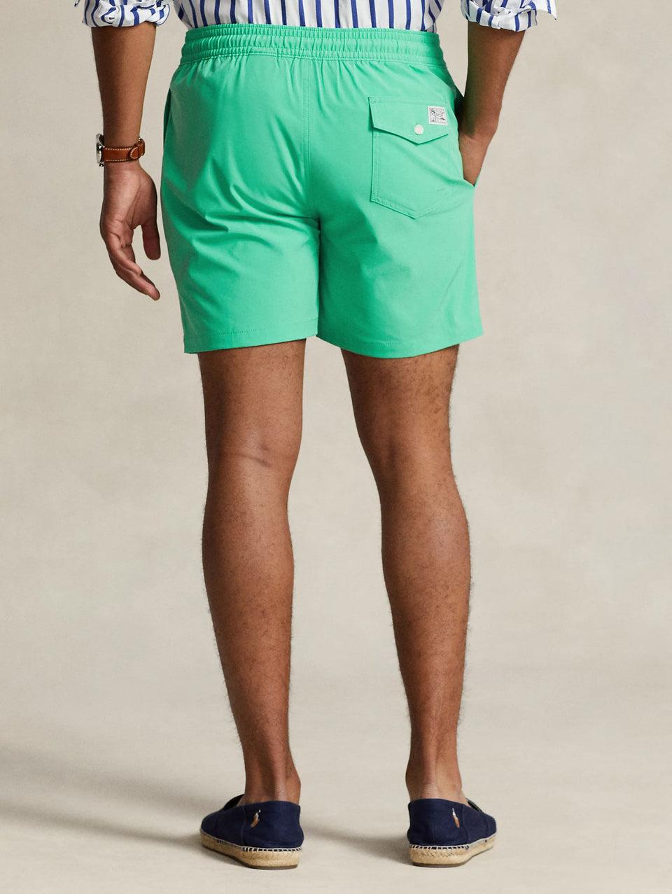 RALPH LAUREN Boxer da Mare Stretch Verde Menta Negozio